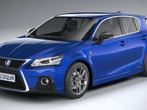Lexus CT 200H 2020 3D Model