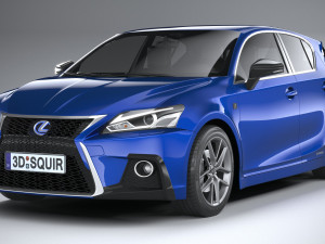 Lexus CT 200H 2020 3D 模型