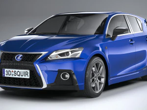 Lexus CT 200H 2020 3D Model