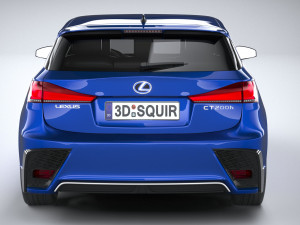 Lexus CT 200H 2020 3D 模型