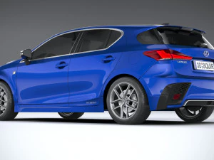 Lexus CT 200H 2020 3D Model