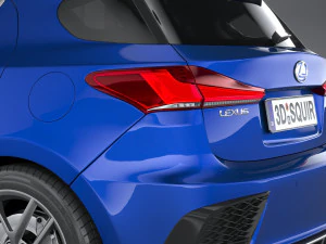 Lexus CT 200H 2020 3D Model