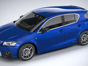 Lexus CT 200H 2020 3D Model