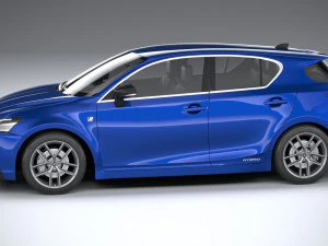 Lexus CT 200H 2020 3D Model