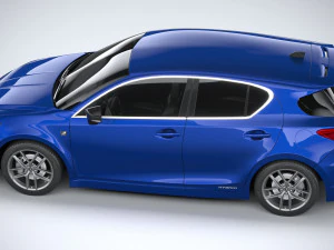 Lexus CT 200H 2020 3D Model