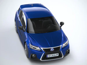 Lexus CT 200H 2020 3D Model