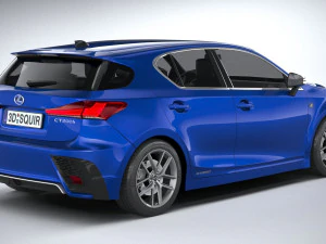 Lexus CT 200H 2020 3D Model