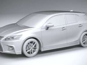 Lexus CT 200H 2020 3D Model