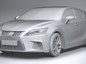 Lexus CT 200H 2020 3D 模型