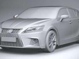Lexus CT 200H 2020 3D Model