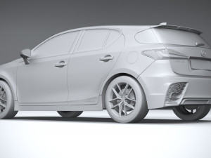 Lexus CT 200H 2020 3D 模型