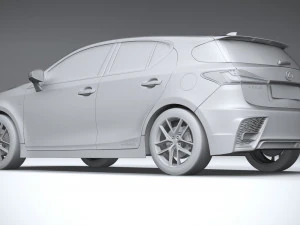 Lexus CT 200H 2020 3D Model