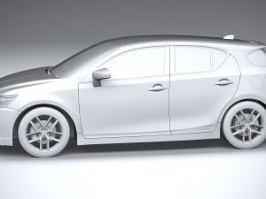 Lexus CT 200H 2020 3D 模型