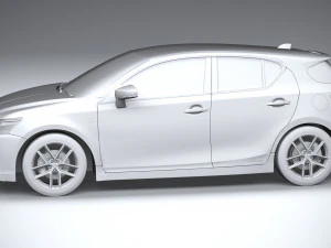 Lexus CT 200H 2020 3D Model