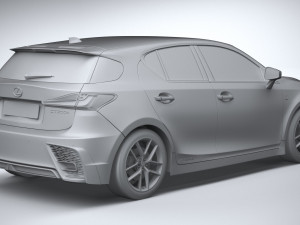 Lexus CT 200H 2020 3D 模型