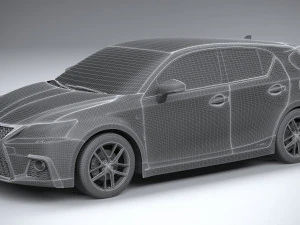 Lexus CT 200H 2020 3D Model