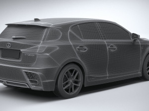 Lexus CT 200H 2020 3D 模型