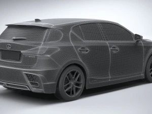 Lexus CT 200H 2020 3D Model