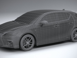Lexus CT 200H 2020 3D 模型