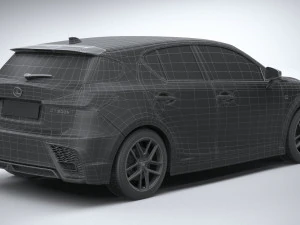 Lexus CT 200H 2020 3D Model