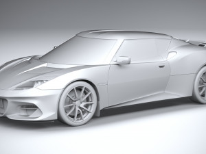 Lotus Evora GT 410 2020 3D Modell