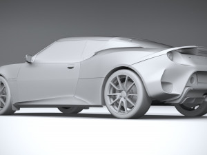 Lotus Evora GT 410 2020 3D Modell