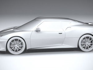 Lotus Evora GT 410 2020 3D Modell