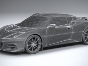 Lotus Evora GT 410 2020 3D Modell