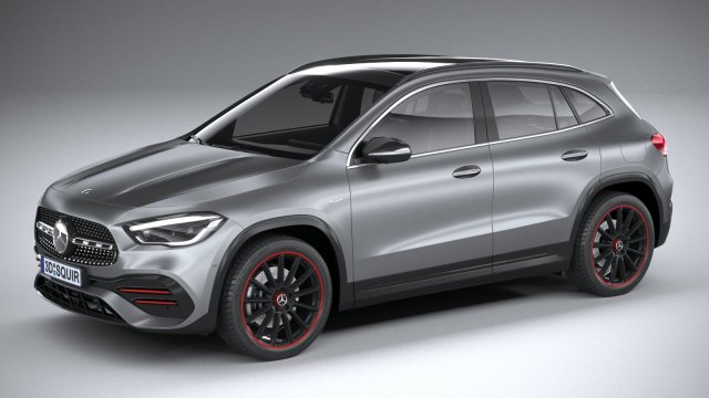 Mercedes-Benz GLA 35 4matic 2021 Modelo 3D .c4d .max .obj .3ds .fbx .stl .blend