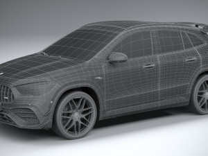 Mercedes-Benz GLA 45 S AMG 2021 3D 모델
