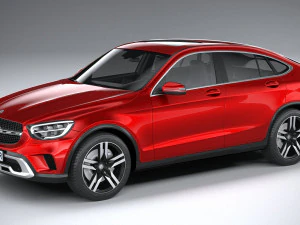 Mercedes-Benz GLC Coupe Temel 2020 3D Model