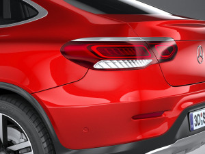 Mercedes-Benz GLC Coupe Basic 2020 3D Model