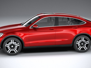 Mercedes-Benz GLC Coupe Basic 2020 3D Model