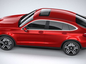 Mercedes-Benz GLC Coupe Basic 2020 3D Model