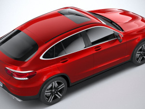 Mercedes-Benz GLC Coupe Basic 2020 3D Model