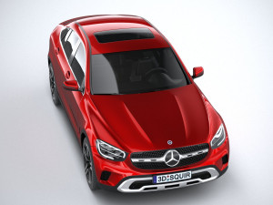 Mercedes-Benz GLC Coupe Basic 2020 3D Model