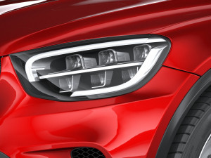 Mercedes-Benz GLC Coupe Basic 2020 3D Model