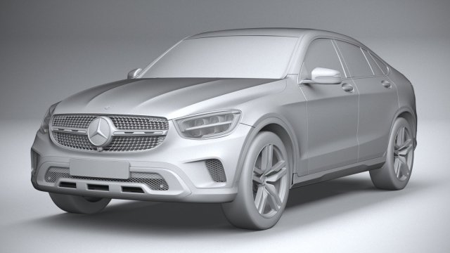 mercedes-benz glc coupe basic 2020 3D Model in SUV 3DExport