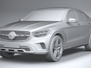 Mercedes-Benz GLC Coupe Basic 2020 3D Model