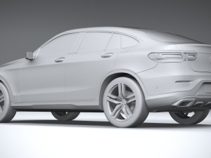 Mercedes-Benz GLC Coupe Basic 2020 3D Model