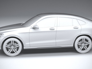 Mercedes-Benz GLC Coupe Basic 2020 3D Model