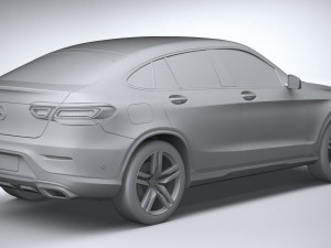 Mercedes-Benz GLC Coupe Basic 2020 3D Model