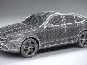 Mercedes-Benz GLC Coupe Basic 2020 3D Model