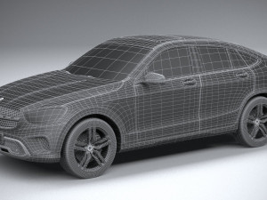 Mercedes-Benz GLC Coupe Basic 2020 3D Model