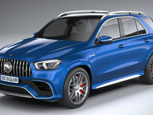 Mercedes-Benz GLE 63 AMG 2021 3Dモデル