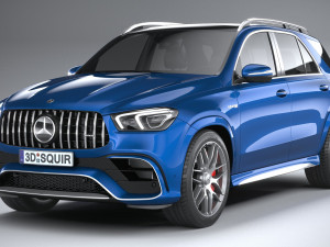 Mercedes-Benz GLE 63 AMG 2021 3Dモデル