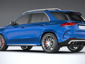 Mercedes-Benz GLE 63 AMG 2021 3D Model