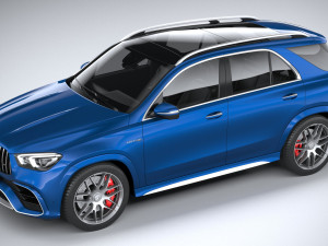Mercedes-Benz GLE 63 AMG 2021 3Dモデル