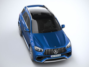 Mercedes-Benz GLE 63 AMG 2021 3Dモデル