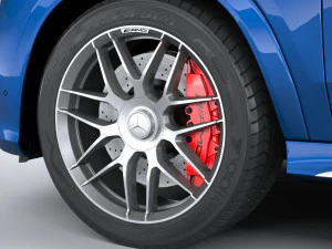 Mercedes-Benz GLE 63 AMG 2021 3D Model